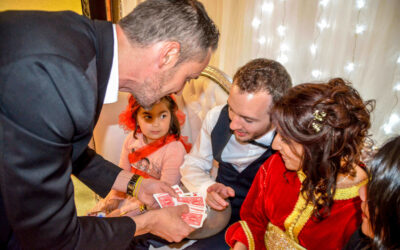 Un magicien pour un mariage à Annecy.