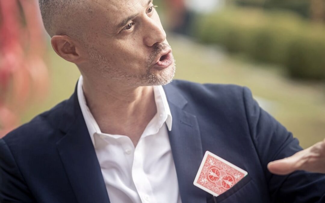 Un magicien pour cocktail ou un vin d'honneur
