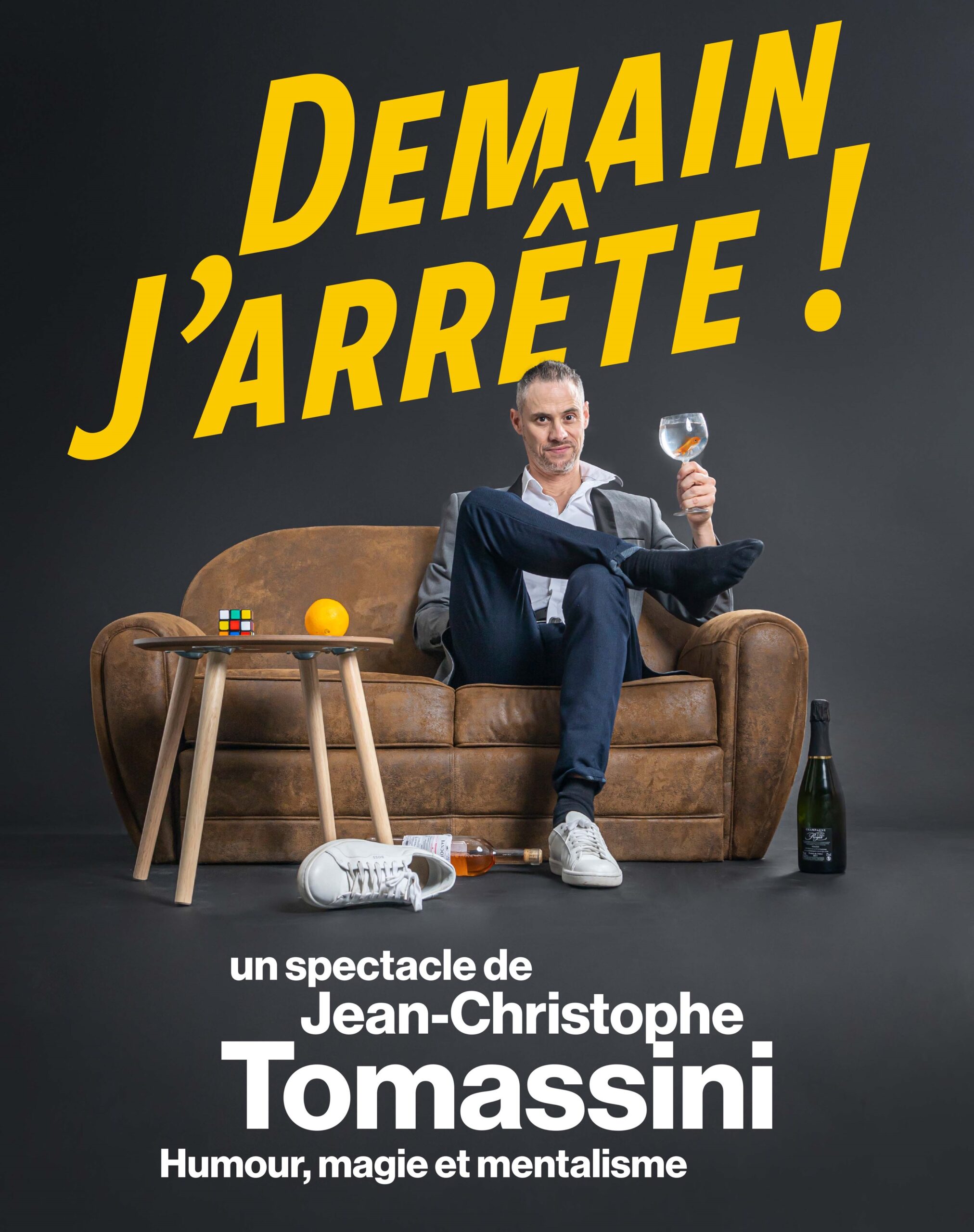 Demain j'arrête -Spectacle magie mentalosme Rhone-Alpes